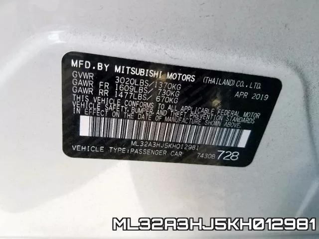 ML32A3HJ5KH012981