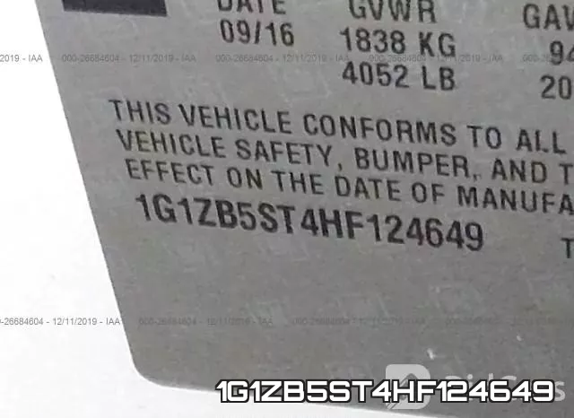 1G1ZB5ST4HF124649