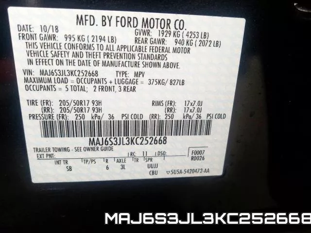 MAJ6S3JL3KC252668