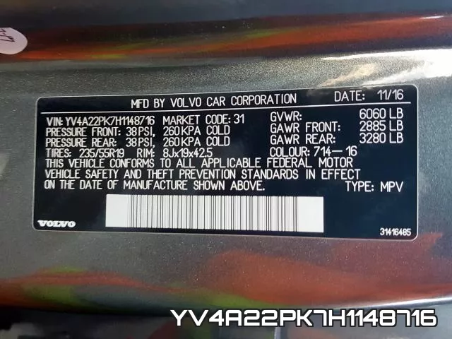 YV4A22PK7H1148716
