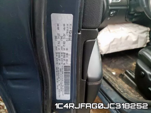 1C4RJFAG0JC318252