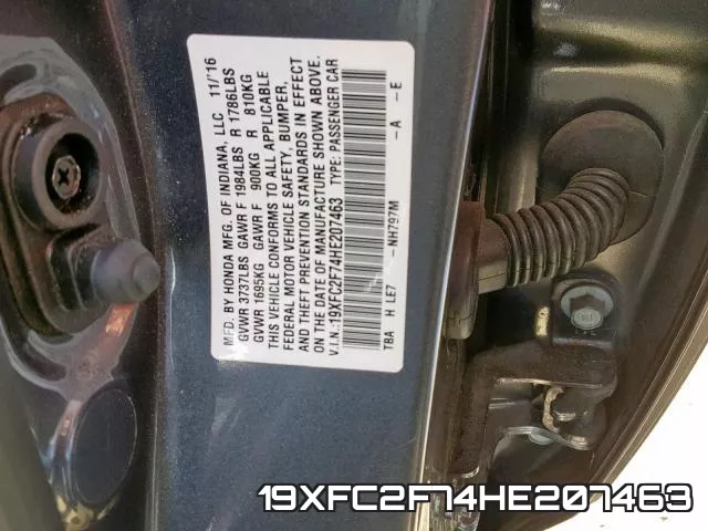 19XFC2F74HE207463