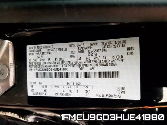 1FMCU9GD3HUE41880