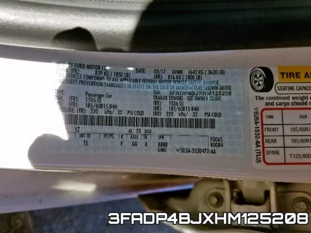 3FADP4BJXHM125208