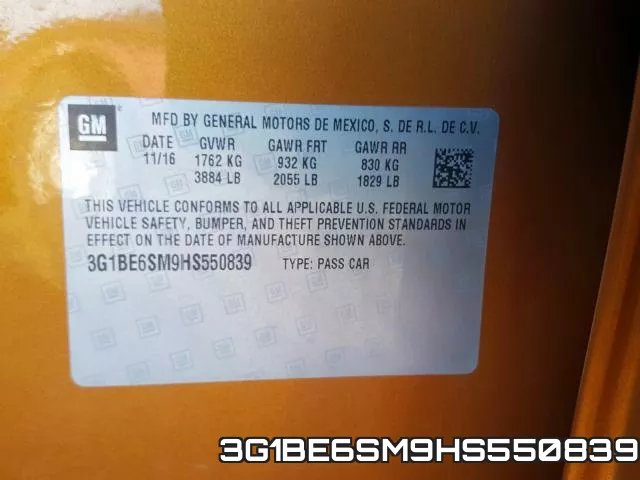 3G1BE6SM9HS550839