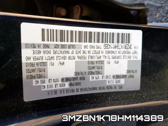 3MZBN1K78HM114389