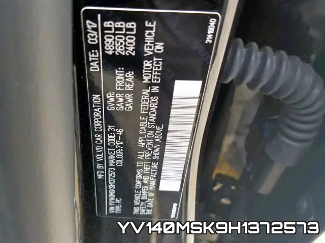 YV140MSK9H1372573