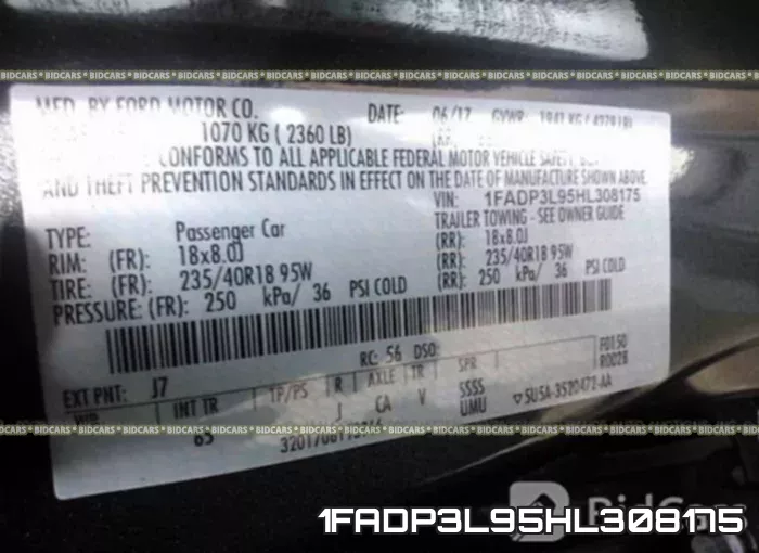 1FADP3L95HL308175