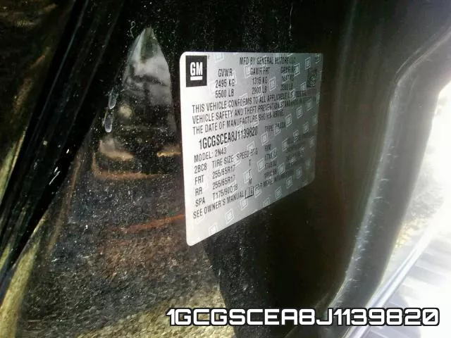 1GCGSCEA8J1139820