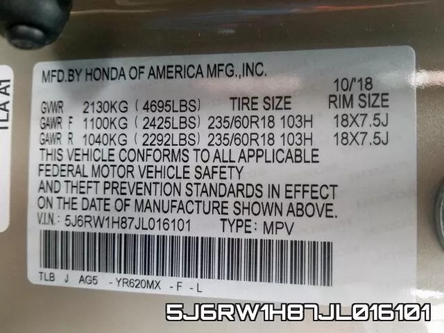 5J6RW1H87JL016101