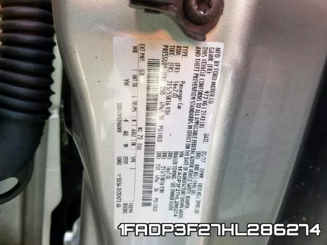1FADP3F27HL286274