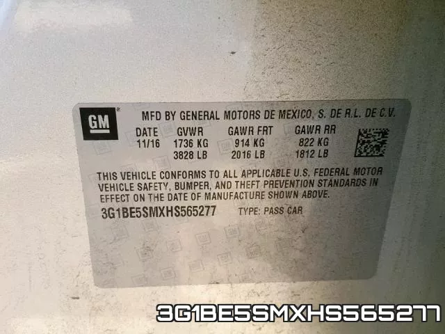 3G1BE5SMXHS565277