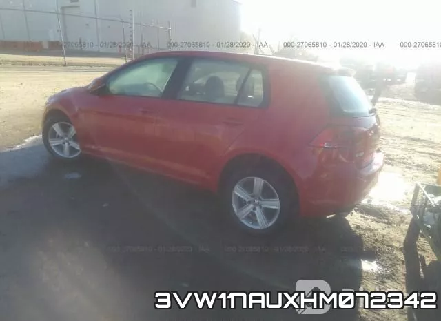 3VW117AUXHM072342