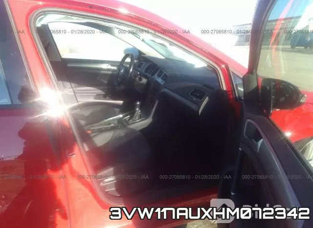 3VW117AUXHM072342