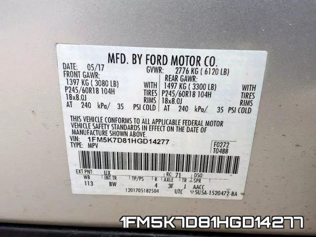 1FM5K7D81HGD14277