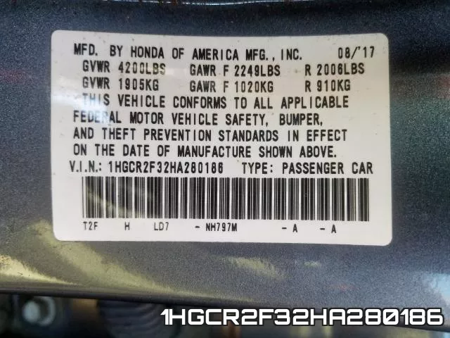 1HGCR2F32HA280186