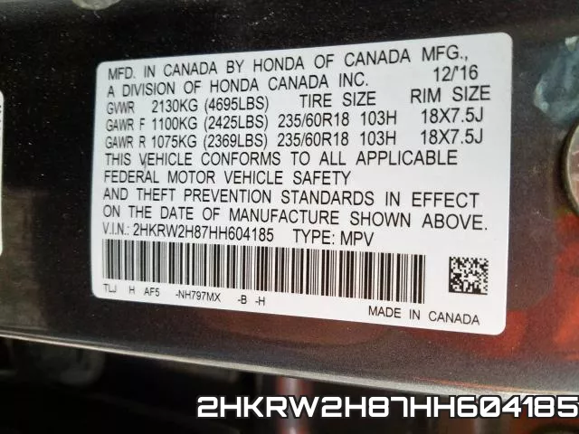 2HKRW2H87HH604185