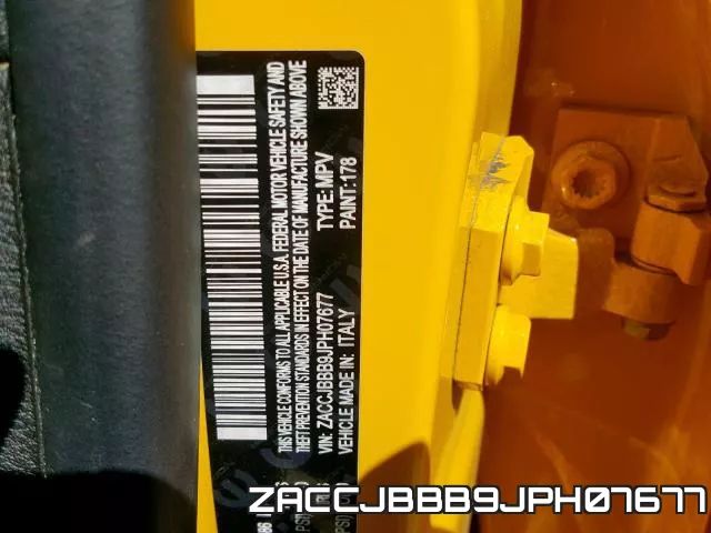 ZACCJBBB9JPH07677