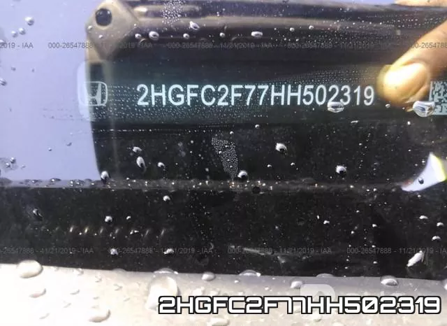 2HGFC2F77HH502319