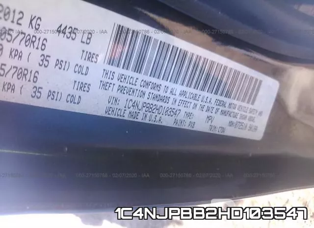 1C4NJPBB2HD103547