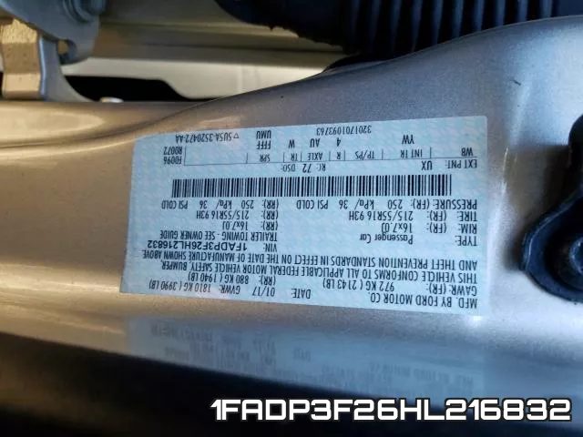1FADP3F26HL216832