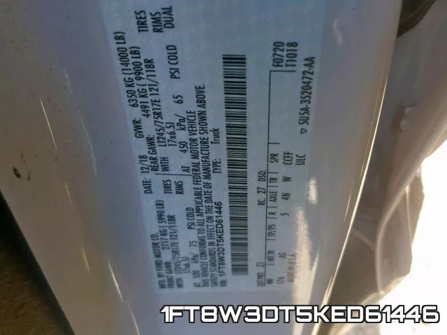 1FT8W3DT5KED61446