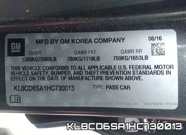 KL8CD6SA1HC730013