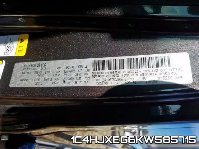 1C4HJXEG6KW585715