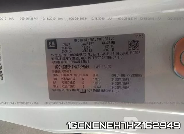 1GCNCNEH7HZ162949