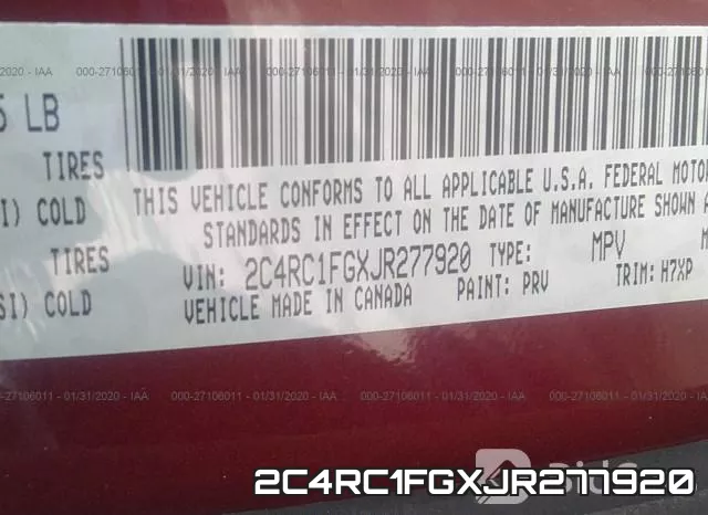 2C4RC1FGXJR277920