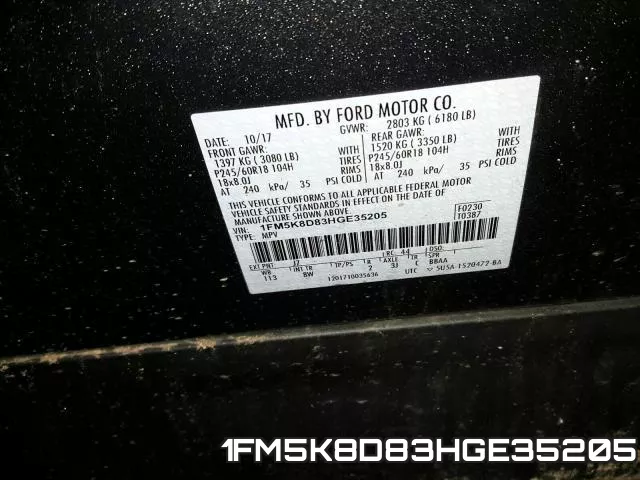 1FM5K8D83HGE35205