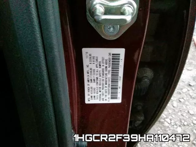 1HGCR2F39HA110472
