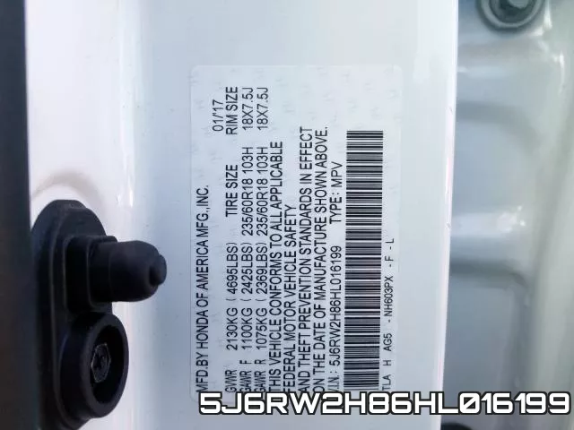 5J6RW2H86HL016199