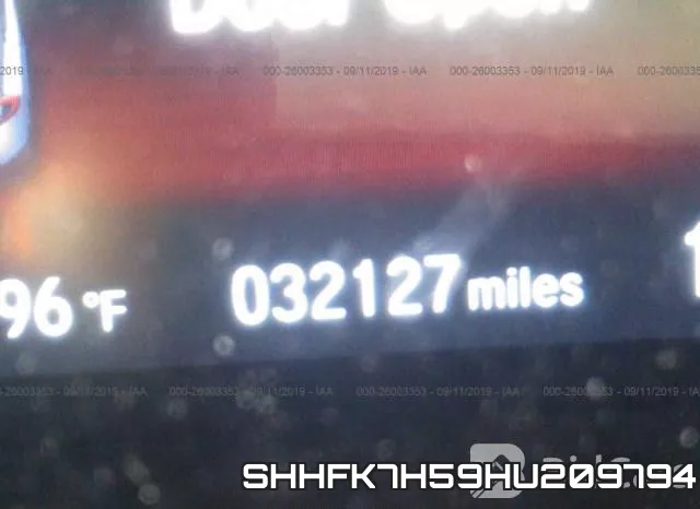 SHHFK7H59HU209794