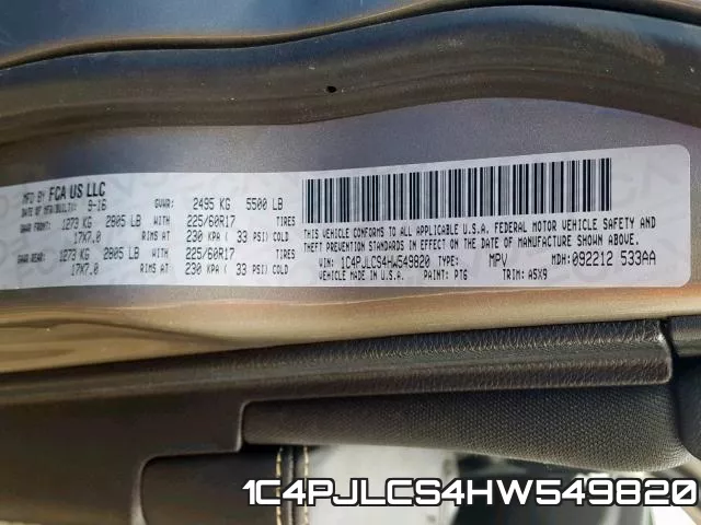 1C4PJLCS4HW549820