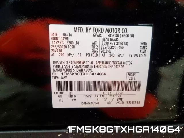 1FM5K8GTXHGA14064
