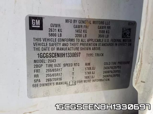 1GCGSCEN8H1330697