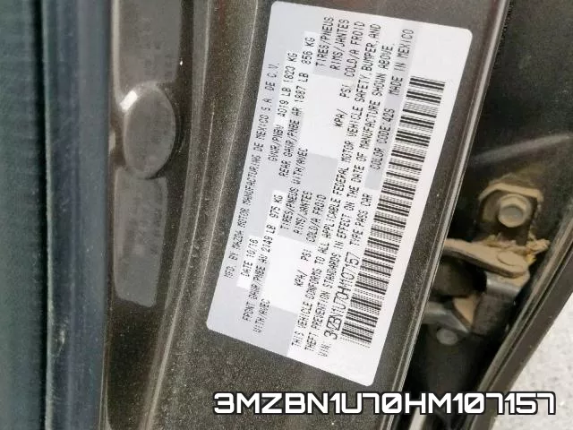 3MZBN1U70HM107157
