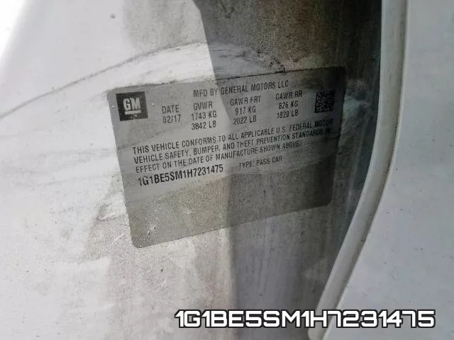 1G1BE5SM1H7231475