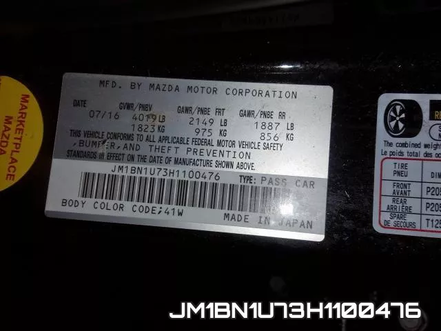 JM1BN1U73H1100476