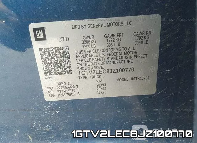 1GTV2LEC8JZ100770