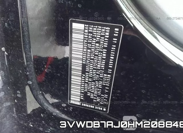 3VWDB7AJ0HM208848