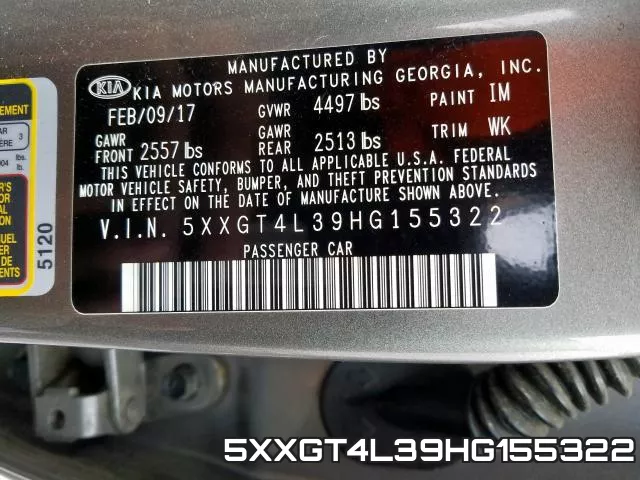 5XXGT4L39HG155322