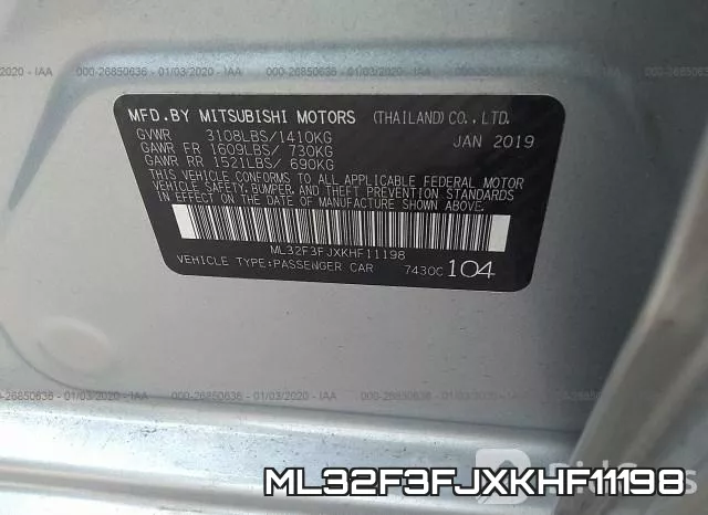 ML32F3FJXKHF11198