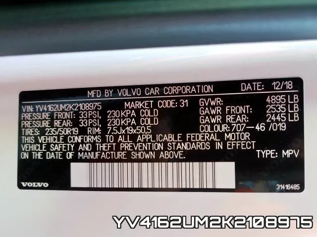 YV4162UM2K2108975