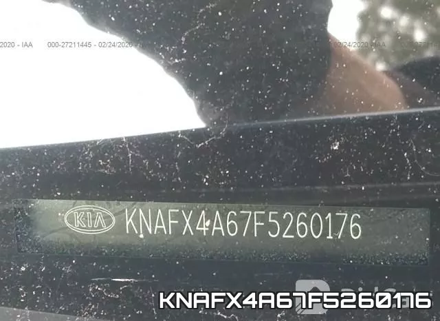 KNAFX4A67F5260176