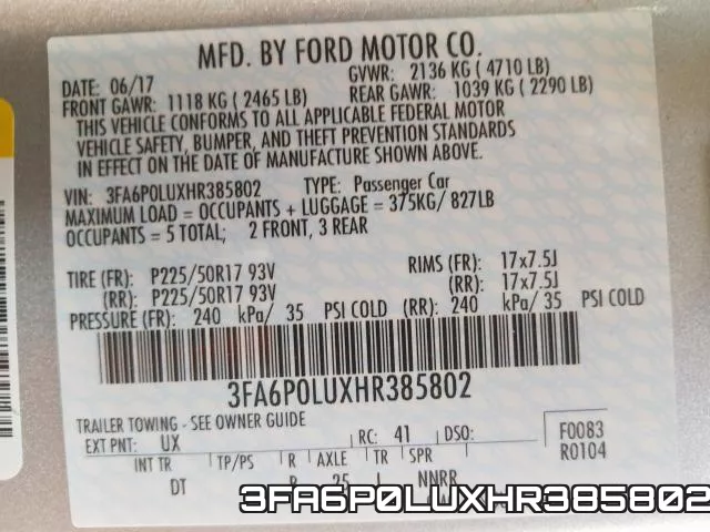 3FA6P0LUXHR385802