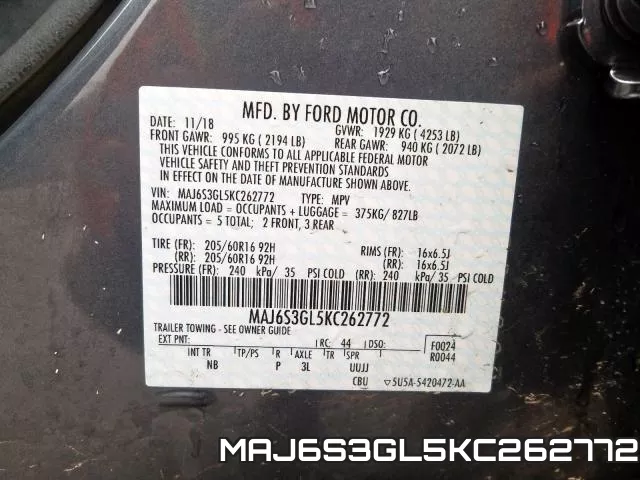 MAJ6S3GL5KC262772