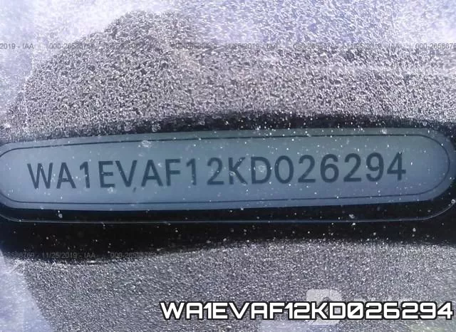 WA1EVAF12KD026294