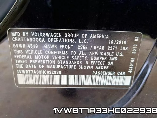 1VWBT7A33HC022938